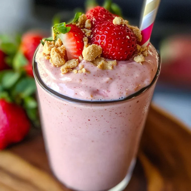 Strawberry Peanut Butter Smoothie