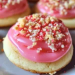 Strawberry Shortcake Sugar Cookies