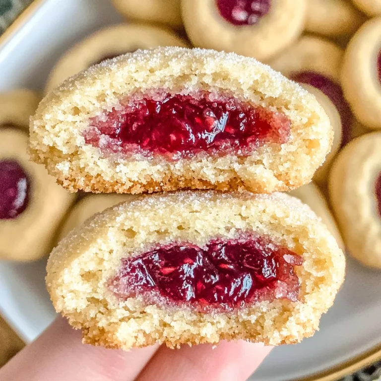 Sweet Raspberry Filled Cookies