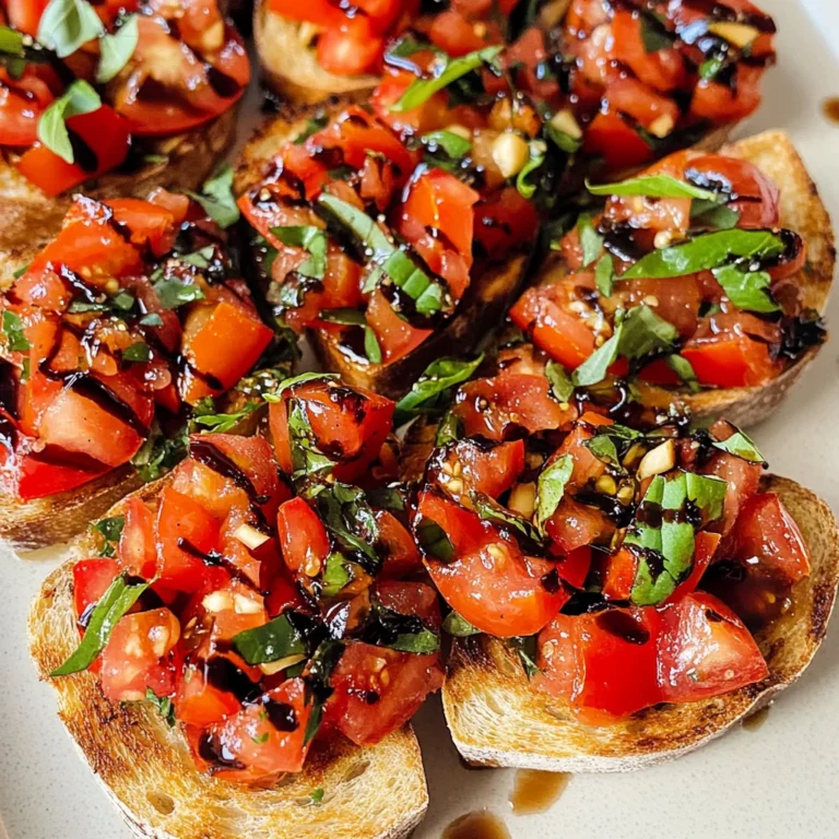 Tomato and Basil Bruschetta
